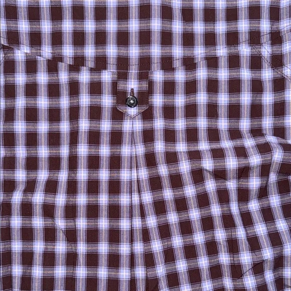 NWT Madewell The Signature Poplin Crop Shirt Size Medium Plaid - Picture 7 of 8